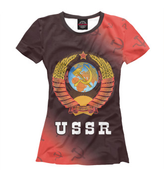 Футболка для девочек USSR / СССР