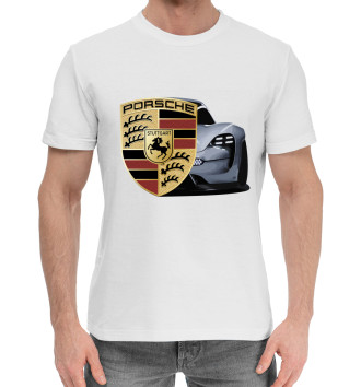 Мужская Хлопковая футболка Porsche