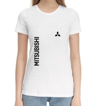 Хлопковая футболка MITSUBISHI