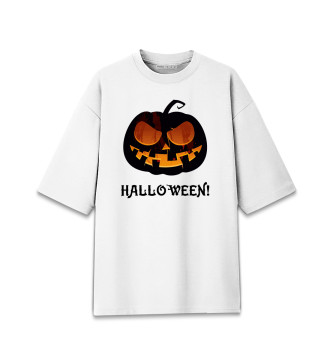 Женская Хлопковая футболка оверсайз Pumpkin