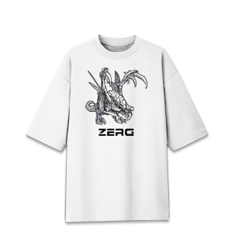 Хлопковая футболка оверсайз StarCraft II Zerg