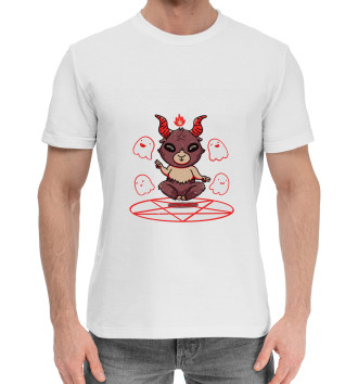 Хлопковая футболка Милый Демон Бафомет