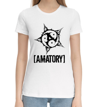 Хлопковая футболка Amatory