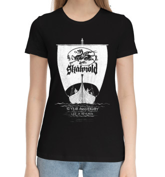 Женская Хлопковая футболка Skalmold