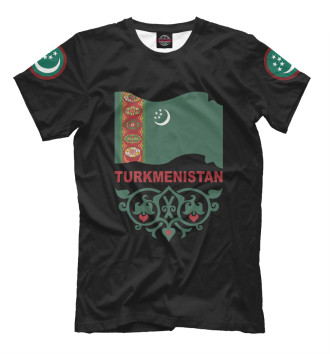 Мужская Футболка Туркмения