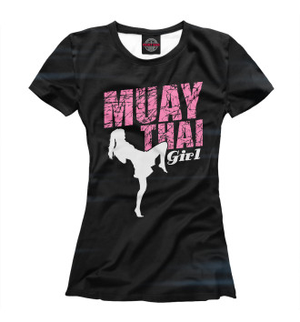 Женская Футболка Muay Thai Girl