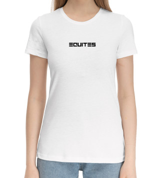 Женская Хлопковая футболка Equites Main Design