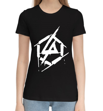 Женская Хлопковая футболка Linkin park