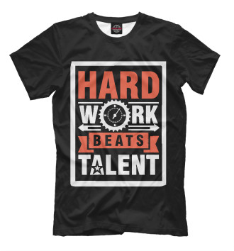 Футболка Hard Work Beats Talent