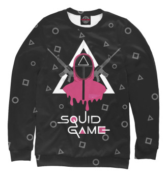 Свитшот для девочек Squid game: guard with M-16