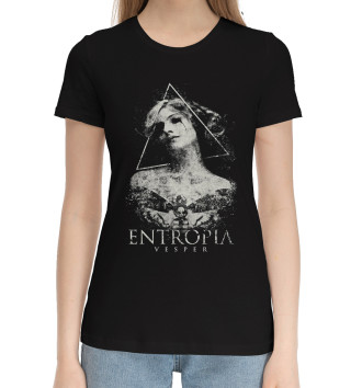 Женская Хлопковая футболка Entropia