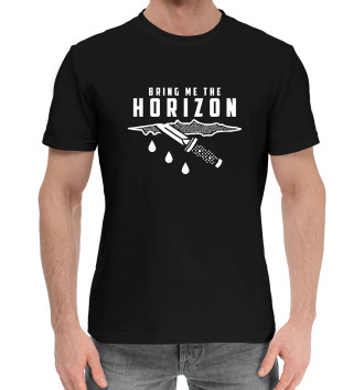 Мужская Хлопковая футболка Bring Me The Horizon