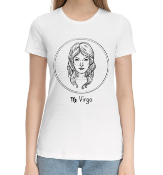 Хлопковая футболка Virgo