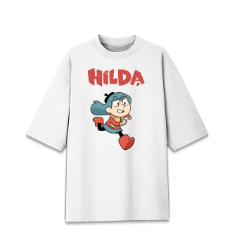 Мужская Хлопковая футболка оверсайз Hilda