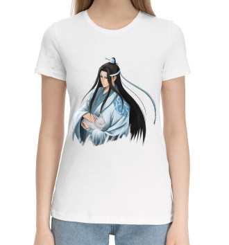 Женская Хлопковая футболка Лань Чжань