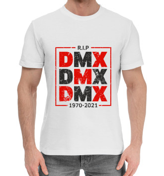 Мужская Хлопковая футболка RIP DMX
