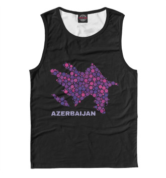 Мужская Майка Azerbaijan