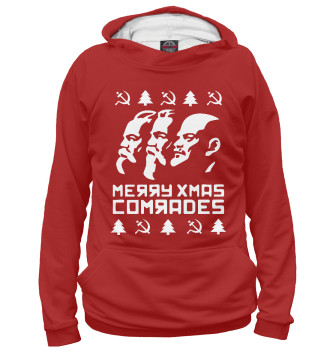 Худи для девочек Merry Xmas Comrades