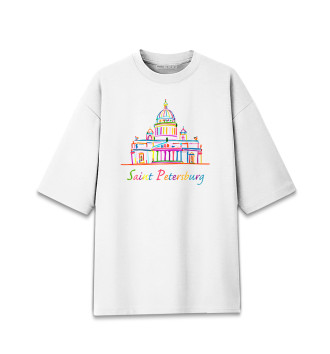 Хлопковая футболка оверсайз Санкт-Петербург