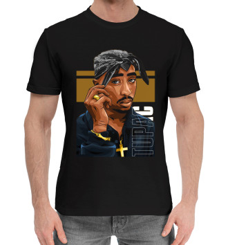 Мужская Хлопковая футболка 2Pac